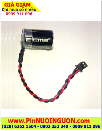 EEMB ER14250 (Dây zắc cắm ĐEN); Pin nuôi nguồn EEMB ER14250 lithium 3.6v 1/2AA 1200mAh chính hãng